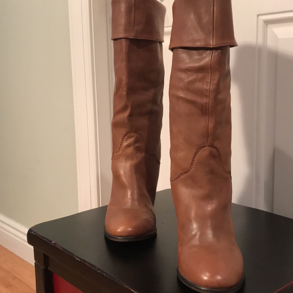 Leather boots STEVEN by Steve Madden Size 9 - Picture 2 of 9